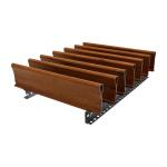 Droplet Shape Aluminium Alloy Profile Cladding Metal Suspended False Ceiling
