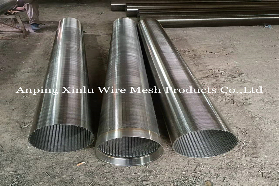 5800mm Long Continuous Slot Screen 99 % Filter Rating With API STC Connection