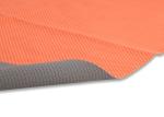 Orange Yoga Mat Cover Towel , Lightweight Skidless Yoga Mat Towel Soft Feeling