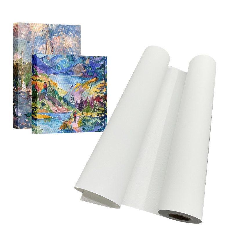 260gsm Polyester Canvas Rolls Matte Latex Ink Waterproof for Printing