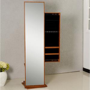 Quality Retro Rotatable 172cm Coat Rack Mirror Jewelry Armoire wholesale