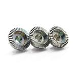 Zinc Plated Metal Nut Customized Shaped Knurled Thumb Nuts Passivated Finish