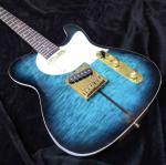 TUFF DOG Guitar High quality custom blue COLOR Rosewood fingerboard Free
