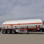 3 Axle 42000 45000 Liters Aluminum Carbon Steel Oil Tanker Fuel Tank Semi