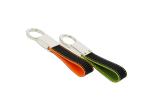 Stitch Metal Snap Hook Key Ring 7mm Debossing Leather Car Key Holder
