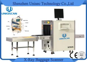 Quality 48AWG Wire Resolution X Ray Baggage Inspection Scanner 1.0 KW SF5636 UNIQSCAN wholesale