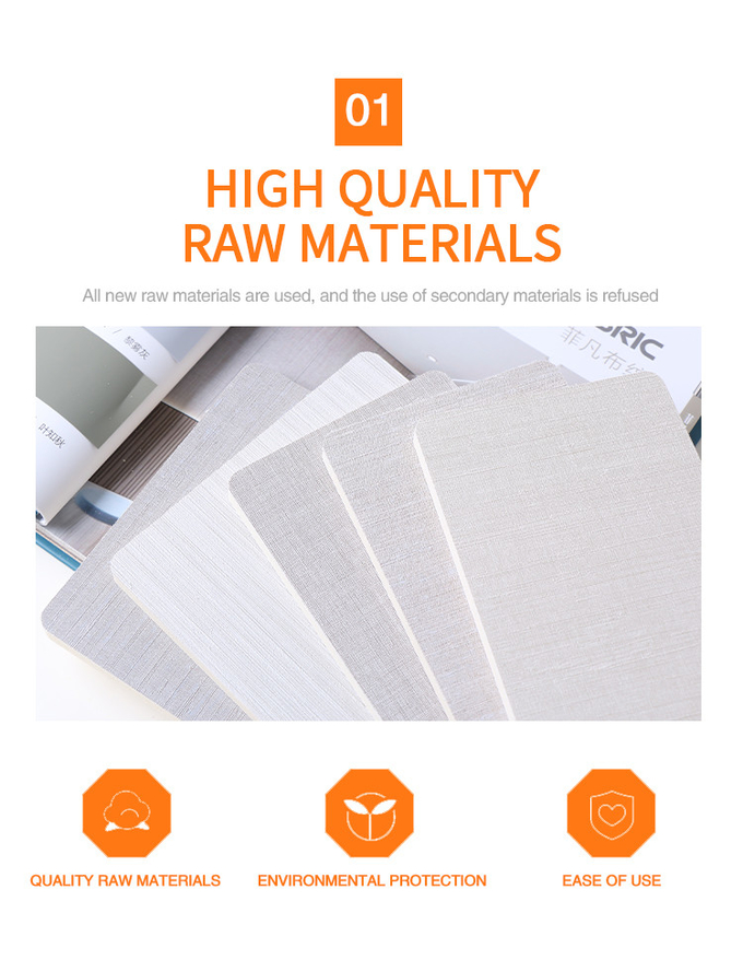 Hot Products Interior Decoration Waterproof Bamboo Charcoal Fabric Wall Panel