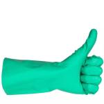 Wholesale cheap safe industrial nitrile gloves black waterproof and oil black