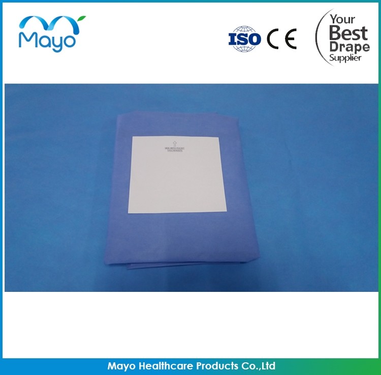 45gsm SMS Eye Drapes Disposable Ophthalmic Surgical Drape OEM