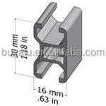Professional Aluminum Extrusion Profiles Doors And Windows Accessories