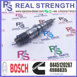 Quality common rail injector 0445120267 For CUMMINS ISDE 4988835 5253221 5269194 wholesale