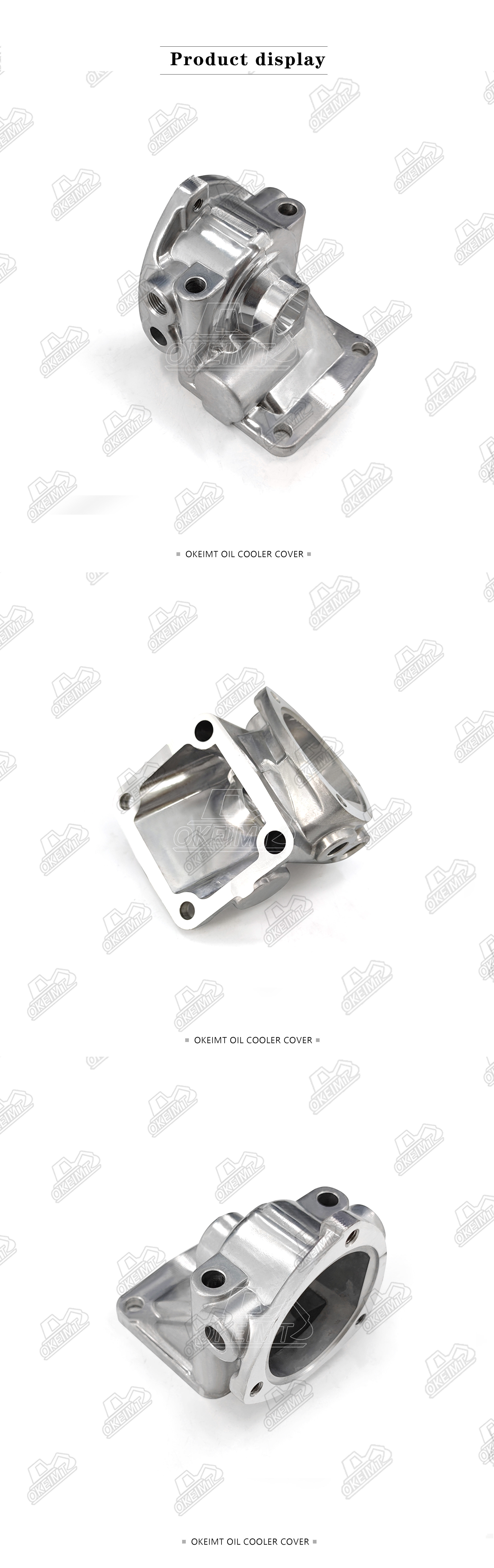 Aluminum Thermostat Housing Cover 6D16 Engine Engine Parts