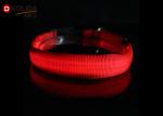 Stylish Pet Cat Dog Glow LED Collar Flashing Light Up Nylon Night Safety Collars
