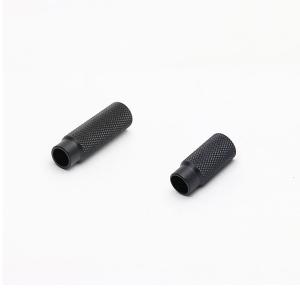 Quality Precision CNC Machined Aluminum Parts , Custom Aluminum Parts Knurled Plug Sleeve wholesale