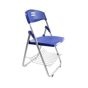Quality 450*520*810mm Foldable Training Room Chairs With Book Net wholesale