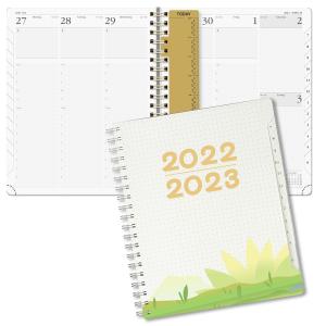 Quality 10.5inchx8.5inch Monthly Weekly Planner 2023 2023 Transparent Spiral wholesale
