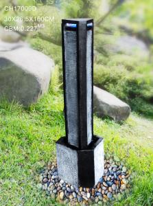 Quality Simple Long Column Cast Stone Water Fountains wholesale