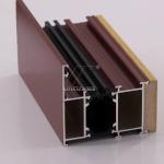 OEM Aluminum Door Profile Easy Installation High Corrosion Resistance Sound