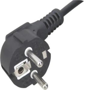 Quality PVC / RUBBER K04 2 pin eu plug electric Supply KC dryer ac approved extension cord wire electric high power cords plug wholesale
