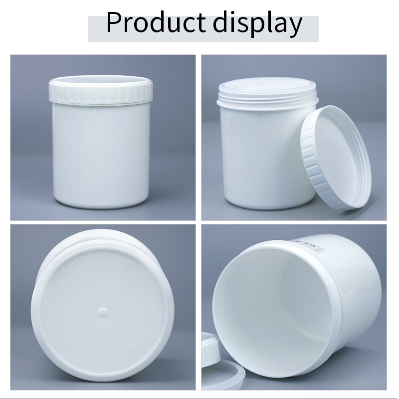 1000ML HDPE Plastic Bottle 145g Plastic Screw Top Jars