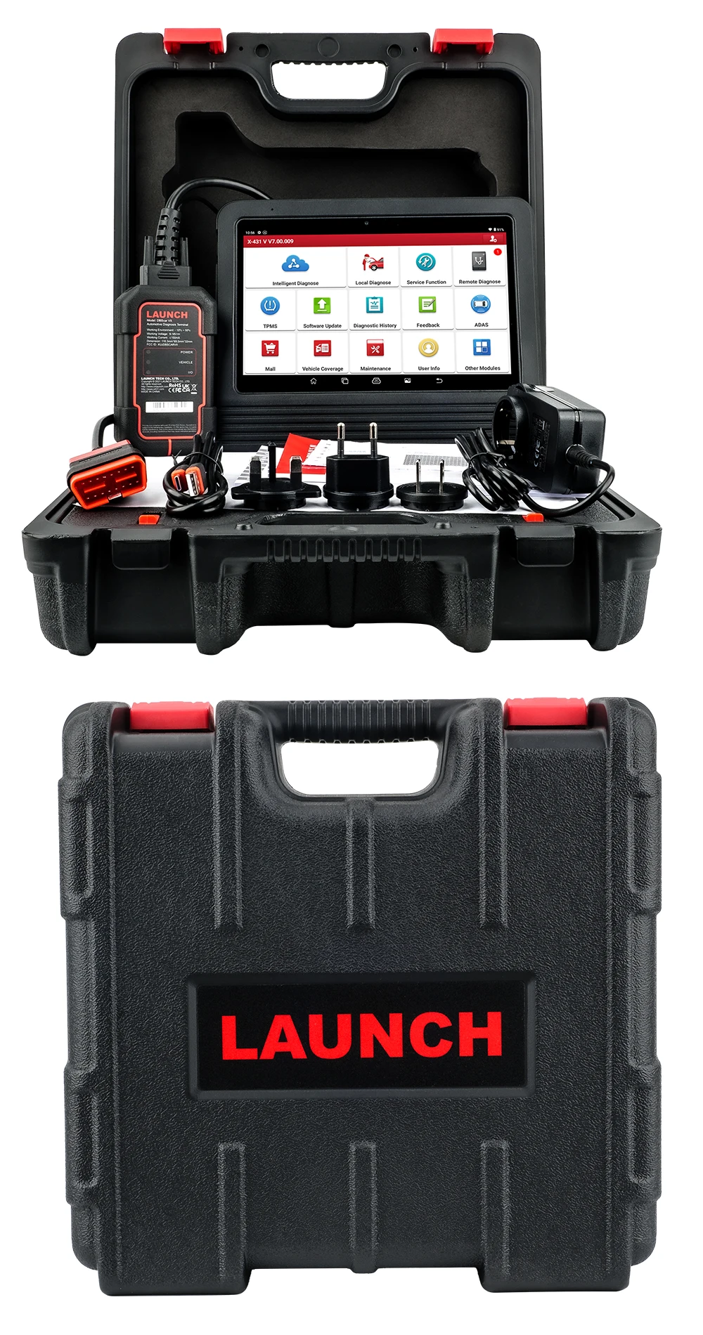 LAUNCH X431 PRO V5.0 Car Diagnostic Tools Auto OBD2 Scanner Full System ECU Coding Active Test Guide Function pk X-431 V