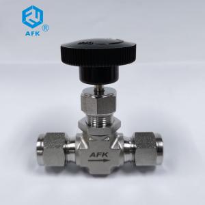 Quality PTFE High Pressure Needle Valve EN3.1 6000psi Stainless Steel wholesale