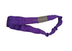 Quality Soft 1 Ton Polyester Endless Round Sling Purple Color 43mm Width For Lifting wholesale