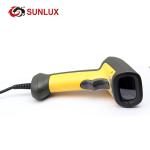 Anti - Shock IP65 Durable High Precision Black Rugged Laser Barcode Scanner