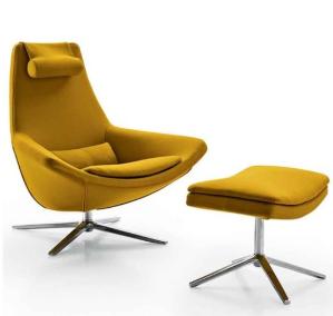 Quality Injection foam chair lounge egg chair office furniture Aluminum swivel chair wholesale