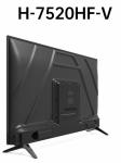 Customizable 75 Inch Google TV Tempered Glass UHD Smart TV Support HD