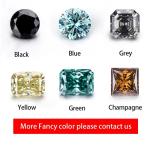 Wholesale Moissanite Jewelry Diamond 1ct Heart Shaped For Rings Ear Studs