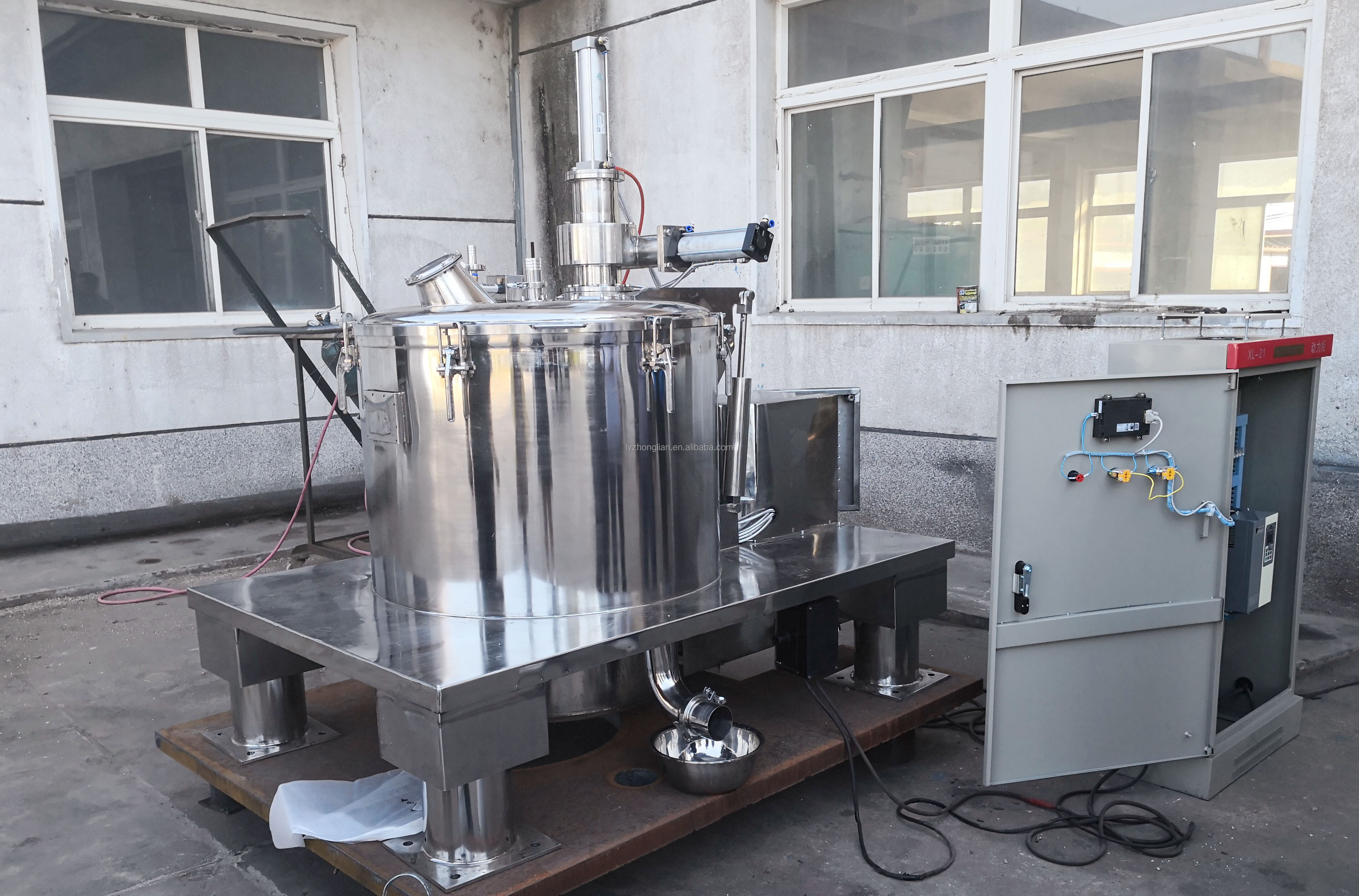 Separator of drum centrifugal type PGZ filter machine manual loading and unloading centrifuge