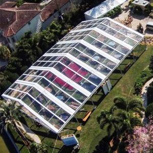 Quality Outdoor Party Clear Wedding Marquee Tent PVC Fabric 15x20 SGS Certification wholesale