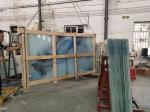 Custom Tempered Laminated Art Glass Marbing Grain Landscape Painting