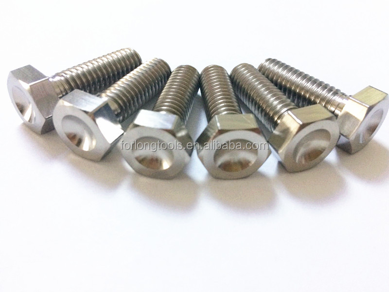 Year Natural Exceptional Performance Titanium Sprint Ti Hex Head Bolt 5/16"-18 x 1" UNF for Universal Car Fitment