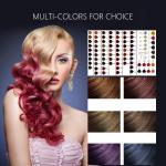 72 Colors Hair Color Cream Hair Dye Colour for Salon Beautiful and Natural