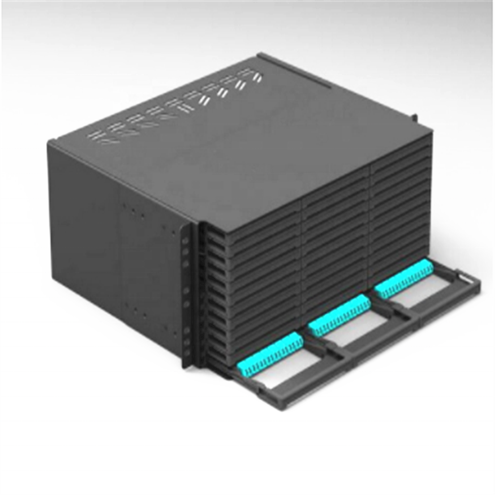 High quality 48 96 144 core compact MPO fiber distribution frame