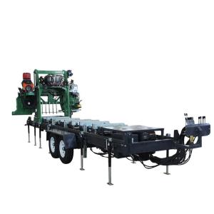 Quality Horizontal Band Saw for Gasoline Electric Diesel Portable Wood Cutting Equipment wholesale