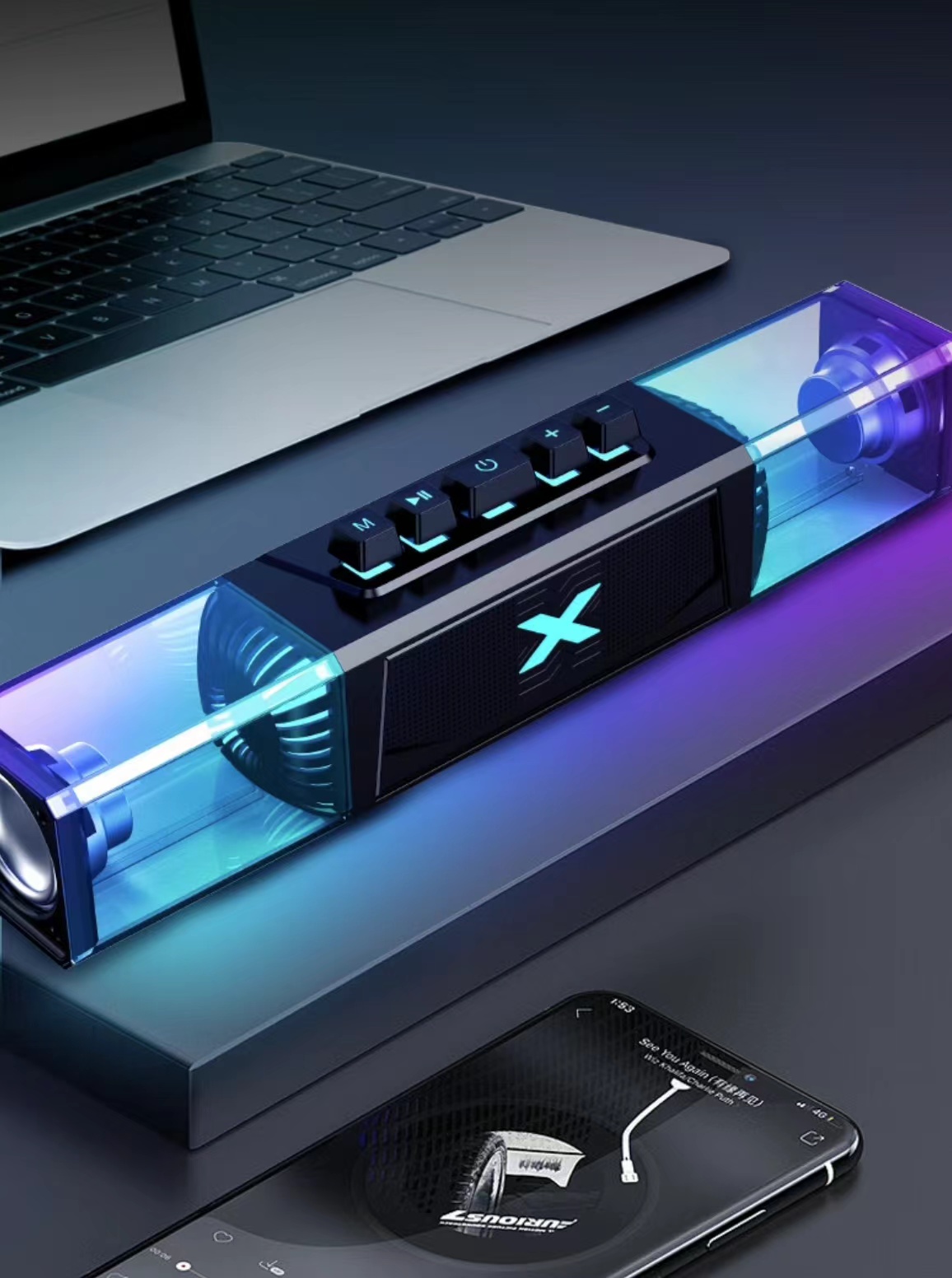 Wireless Gaming PC Speaker Computer Bass Desktop Bluetooth Mobile Phone S2 for Gaming
