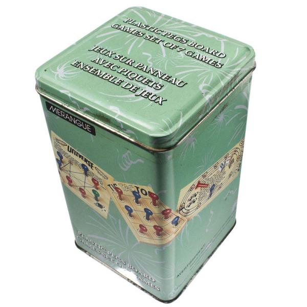 Metal Tinplate Empty Gift Tins For Tea / Spices/Cookie ,The Height Can Be