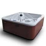 White Marble Color Air Jets Massage Hot Tubs Outdoor Indoor Bathtub
