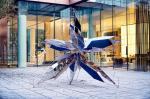 Hotel Pool Decorative Metal Sculpture Contemporary Modern Art Outdoor Sculpture