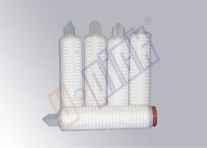Quality 10 Inch Pleated Filter Cartridge / 0.2 Micron Water Filter For Water Treatment wholesale