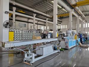 China Garden Hose Plastic PVC Pipe Extrusion Machine PLC 120kw 150mm on sale