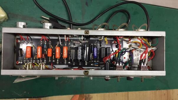 5E3 Fender Style Hand Wired Point to Point Electric Guitar Amplifier Chassis with Ruby Tubes 20W Free Shipping