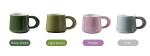 Factory Wholesale Novelty Design 280ml Green Ceramic Coffee Mug For Home Hotel