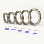 Thin Wall Balll Bearings 6901ZZ 12*24*6mmGcr15 High Speed Thin Section Ball