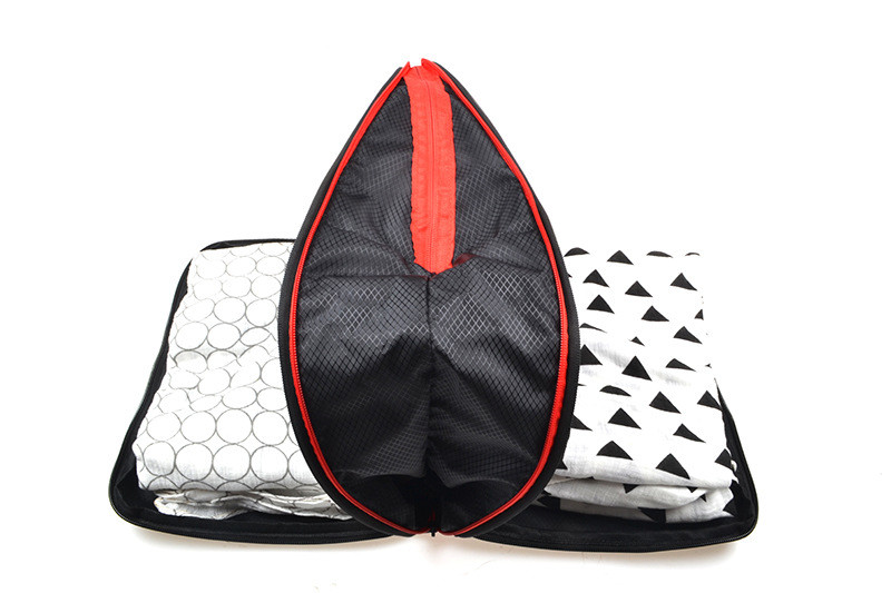 0.5kg Compression Luggage Organiser Bag Sets Packing Cube Organizers Set Of 6 Double Layer