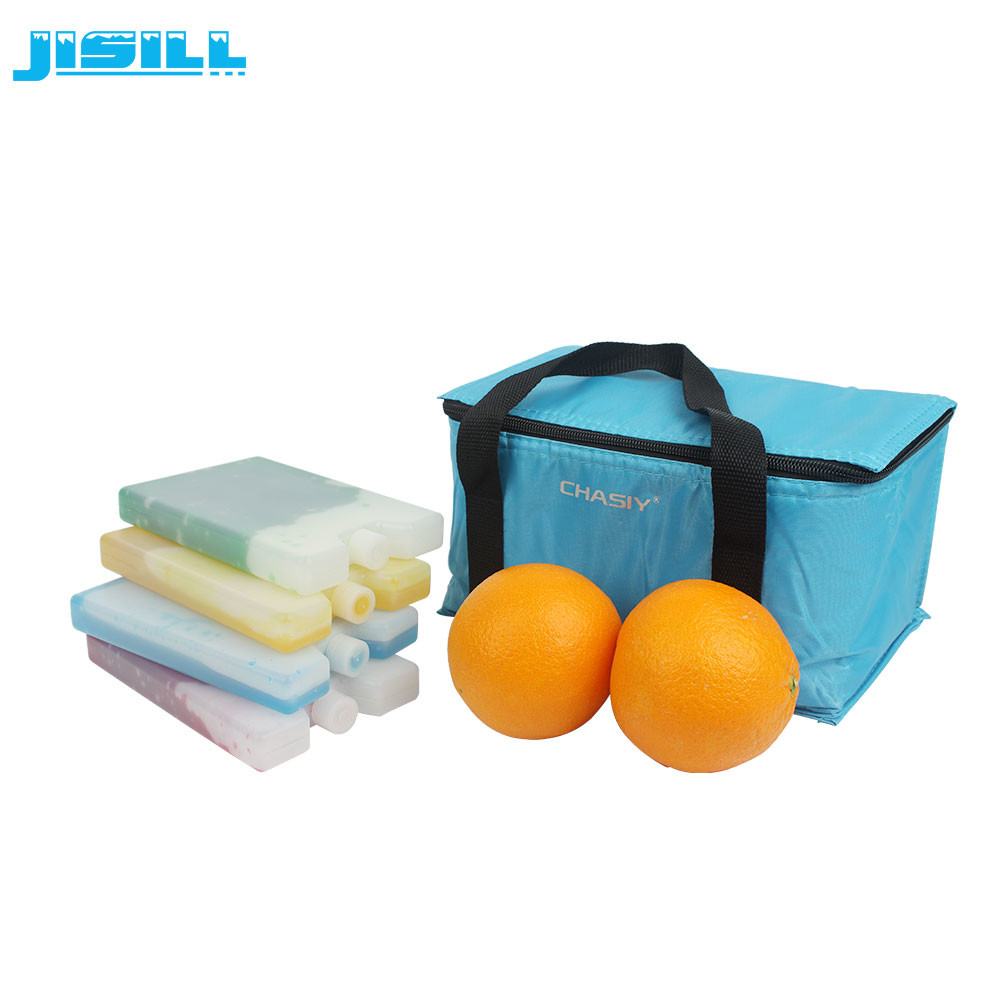 Non Toxic Plastic Ice Packs Food Grade Pantone Color For Kids Lunch Bags