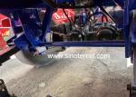 ISO/CCC/SGS Flatbed Trailer Semi Truck With Hydraulic Ramp